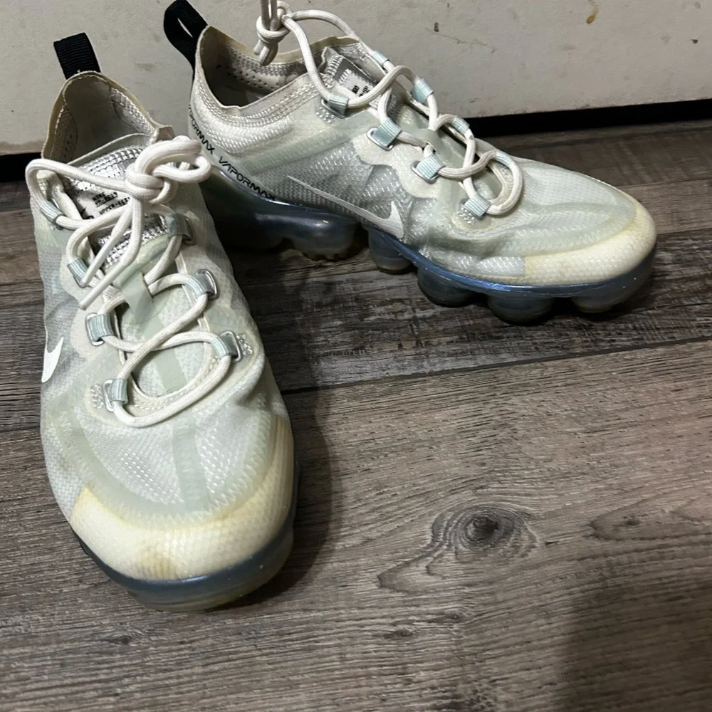 Nike VaporMax Sneakers - Ice white iridescent blue/ purple glitter side soles